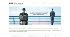 Desktop Screenshot of lbd-partners.com