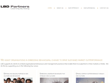 Tablet Screenshot of lbd-partners.com